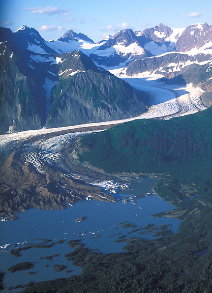tatshenshini river rafting_alsek river rafting_glaciers_glacier bay national Park, aerial photograph