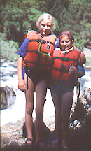 Family Whitewater Rafting Tripon the Klamath River, California_Danielle and Camille